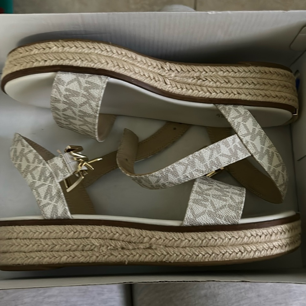 Michael Kors summer wedge only worn once